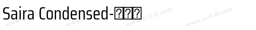 Saira Condensed字体转换